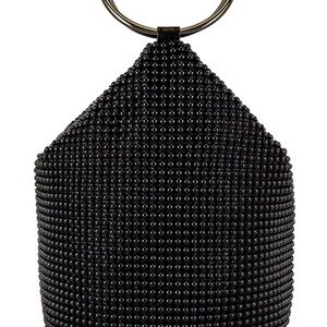 🔥🔥🔥Price Drop🔥🔥🔥 NWOT Bianca Ball Mesh Handle Bag in Black
